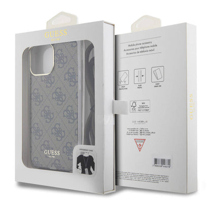 iPhone 15 Pro Max Kılıf Guess Orjinal Lisanslı Çapraz Kordon 4G Desenli Kılıf