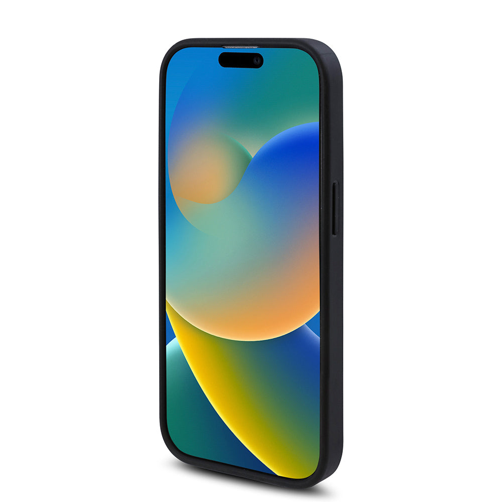 iPhone 15 Pro Max Kılıf Guess Orjinal Lisanslı M-safe Şarj Özellikli Gül Baskılı 4G Desenli Yazı Logolu Kılıf