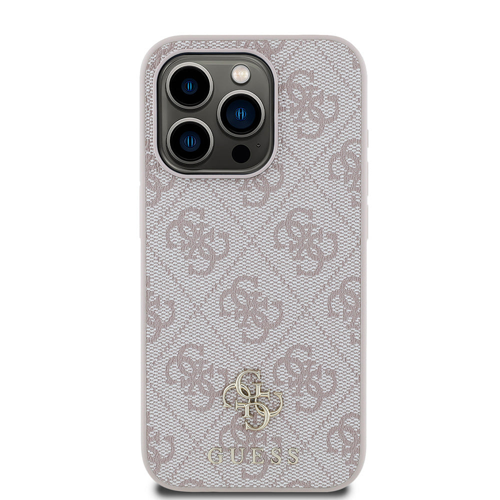 iPhone 15 Pro Max Kılıf Guess Orjinal Lisanslı M-safe Şarj Özellikli Small 4G Classic Kılıf