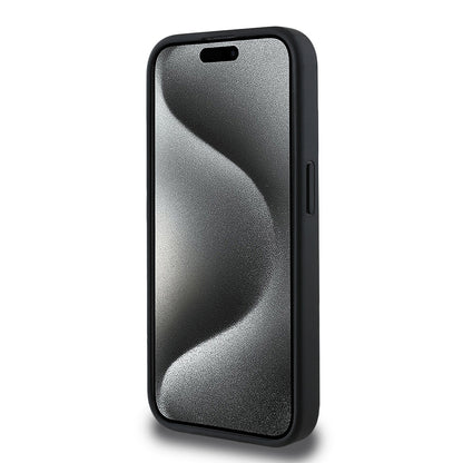 iPhone 15 Pro Max Kılıf Guess Orjinal Lisanslı M-safe Şarj Özellikli Small 4G Classic Kılıf