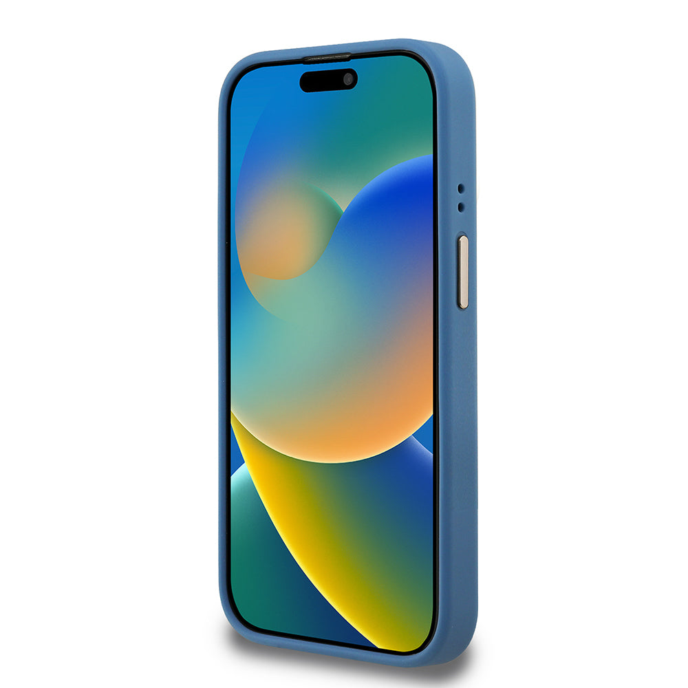 iPhone 15 Pro Max Kılıf Guess Orjinal Lisanslı PU Deri 4G Desenli Metal Büyük 4G ve Yazı Logolu Kamera Standlı Kılıf