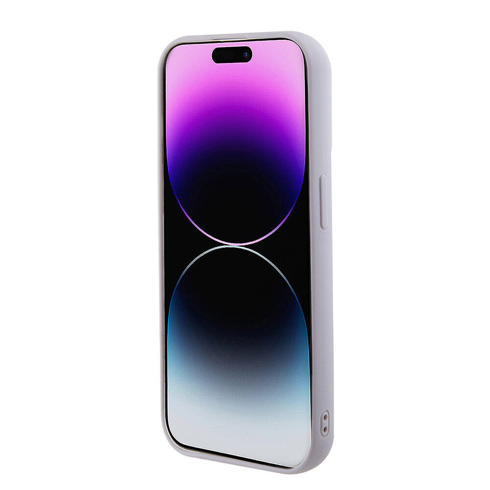 iPhone 15 Pro Max Kılıf Guess Orjinal Lisanslı PU Deri Metal Yazı Logolu Kapitone Kılıf