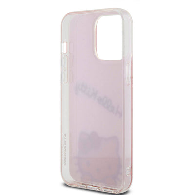 Apple iPhone 15 Pro Max Kılıf Hello Kitty Orjinal Lisanslı Askılı Yazı ve İkonik Logolu Daydreaming Kapak Beyaz