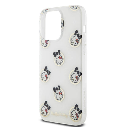 iPhone 15 Pro Max Kılıf Hello Kitty Orjinal Lisanslı Elektroplating Kaplama Kabarcık Baskılı Kılıf