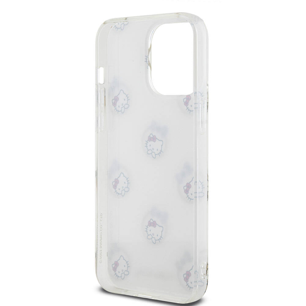 iPhone 15 Pro Max Kılıf Hello Kitty Orjinal Lisanslı Elektroplating Kaplama Kabarcık Baskılı Kılıf