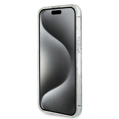 Apple iPhone 15 Pro Max Kılıf Hello Kitty Orjinal Lisanslı Renk Geçişli Elektroplating Kaplama Kitty Head Desenli Kapak Pembe