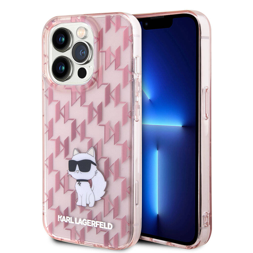 iPhone 15 Pro Max Kılıf Karl Lagerfeld IML C Monogram Orjinal Lisanslı Kılıf