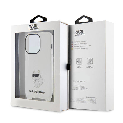 iPhone 15 Pro Max Kılıf Karl Lagerfeld Orjinal Lisanslı Boyun Askılı Choupette İkonik Crossbody Kılıf