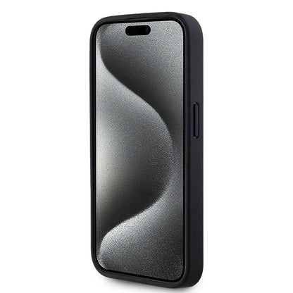 iPhone 15 Pro Max Kılıf Karl Lagerfeld Orjinal Lisanslı M-safe Şarj Özellikli KL Yazılı Hot Stamp Kılıf