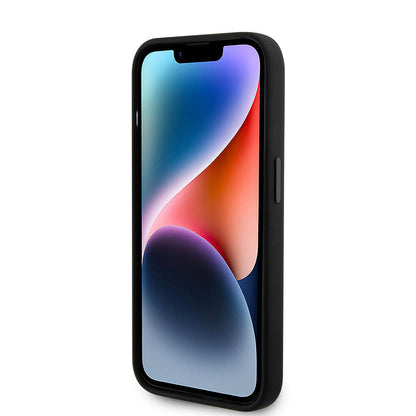 iPhone 15 Pro Max Kılıf Karl Lagerfeld Silikon İkonik Metal Logo Orjinal Lisanslı Kılıf