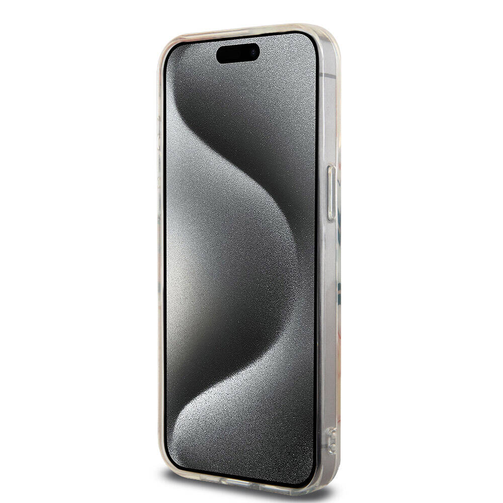 Apple iPhone 15 Pro Max Kılıf Lacoste Orjinal Lisanslı Magsafe Şarj Özellikli Çift Katmanlı Yamalar Desenli Kapak Yeşil