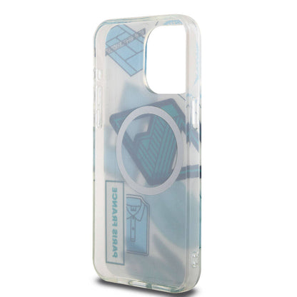 iPhone 15 Pro Max Kılıf Lacoste Orjinal Lisanslı M-safe Şarj Özellikli Çift Katmanlı Yamalar Desenli Kılıf