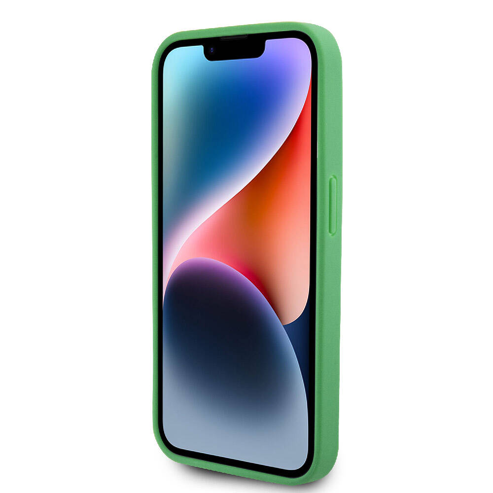 iPhone 15 Pro Max Kılıf Lacoste Orjinal Lisanslı PU Pike Desenli Arka Yüzey İkonik Timsah Dokuma Logolu Kılıf