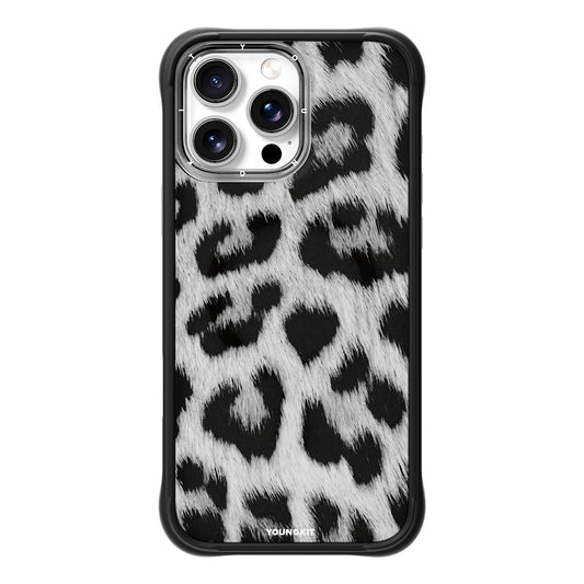 iPhone 15 Pro Max Kılıf M-safe Şarj Özellikli Youngkit Leopard Serisi Kılıf