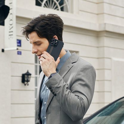 iPhone 15 Pro Max Kılıf M-safe Şarj Özellikli 600D Aramid Fiber Pitaka Tactile Woven Orchestra Serisi Rhapsody Kılıf