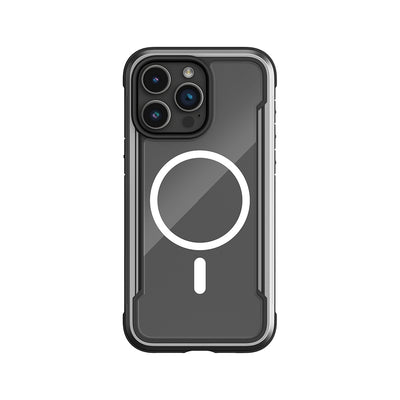 Apple iPhone 15 Pro Max Kılıf M-safe Şarj Özellikli Airbagli Raptic Shield Serisi Şeffaf Arka Yüzey Kapak Colorful