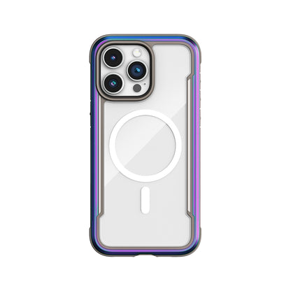 iPhone 15 Pro Max Kılıf M-safe Şarj Özellikli Airbagli Raptic Shield Serisi Şeffaf Arka Yüzey Kılıf