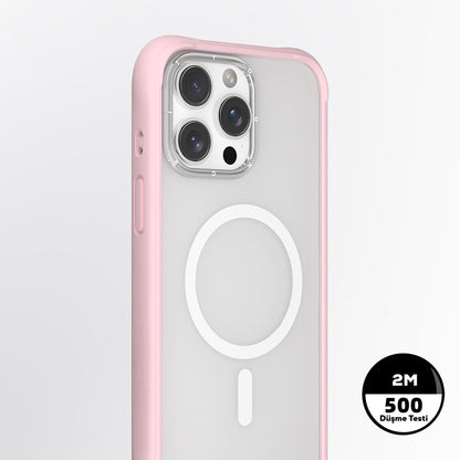 iPhone 15 Pro Max Kılıf M-safe Şarj Özellikli Airbagli Youngkit Dynamic 2 Serisi Kılıf