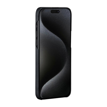 iPhone 15 Pro Max Kılıf M-safe Şarj Özellikli Aramid Fiber Pitaka Tactile Woven Break The Line Kılıf