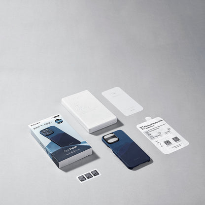 iPhone 15 Pro Max Kılıf M-safe Şarj Özellikli Aramid Fiber Pitaka Tactile Woven Starpeak Serisi Over The Horizon Kılıf