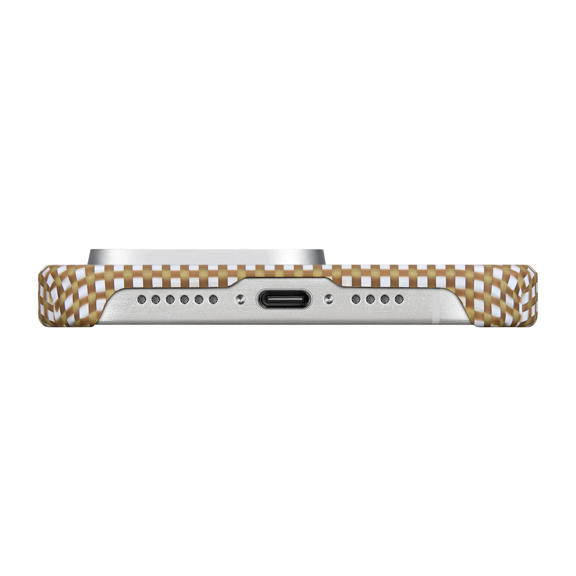 iPhone 15 Pro Max Kılıf M-safe Şarj Özellikli Awa Tasarımlı 1500D Aramid Fiber Pitaka Ultra-Slim Classic Serisi Canyon Kılıf