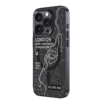 Apple iPhone 15 Pro Max Kılıf Magsafe Şarj Özellikli Benks City Serisi Kapak Mavi