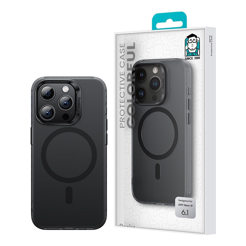iPhone 15 Pro Max Kılıf M-safe Şarj Özellikli Benks Lucid Armor Kılıf