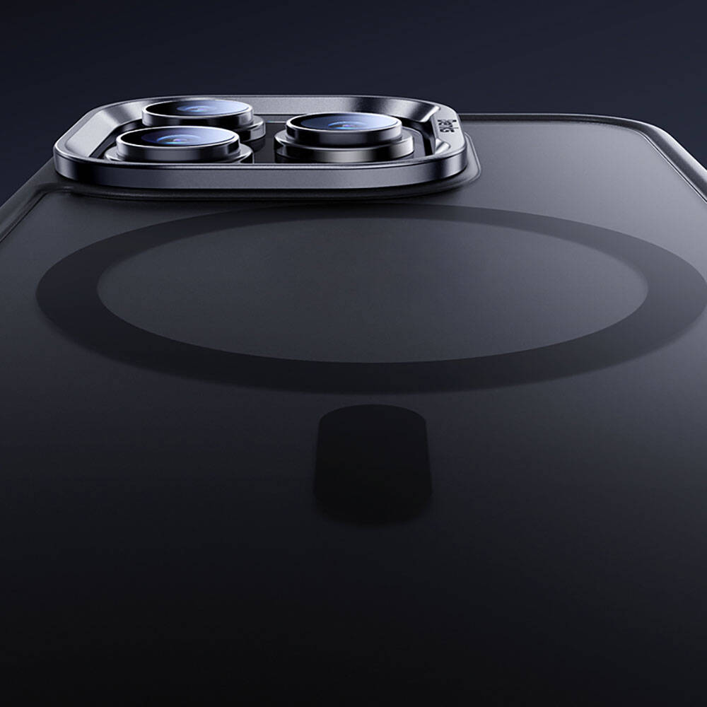 Apple iPhone 15 Pro Max Kılıf Magsafe Şarj Özellikli Benks Mist Protective Kapak Mavi