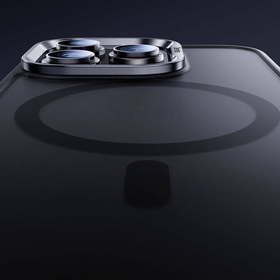 Apple iPhone 15 Pro Max Kılıf Magsafe Şarj Özellikli Benks Mist Protective Kapak Mavi