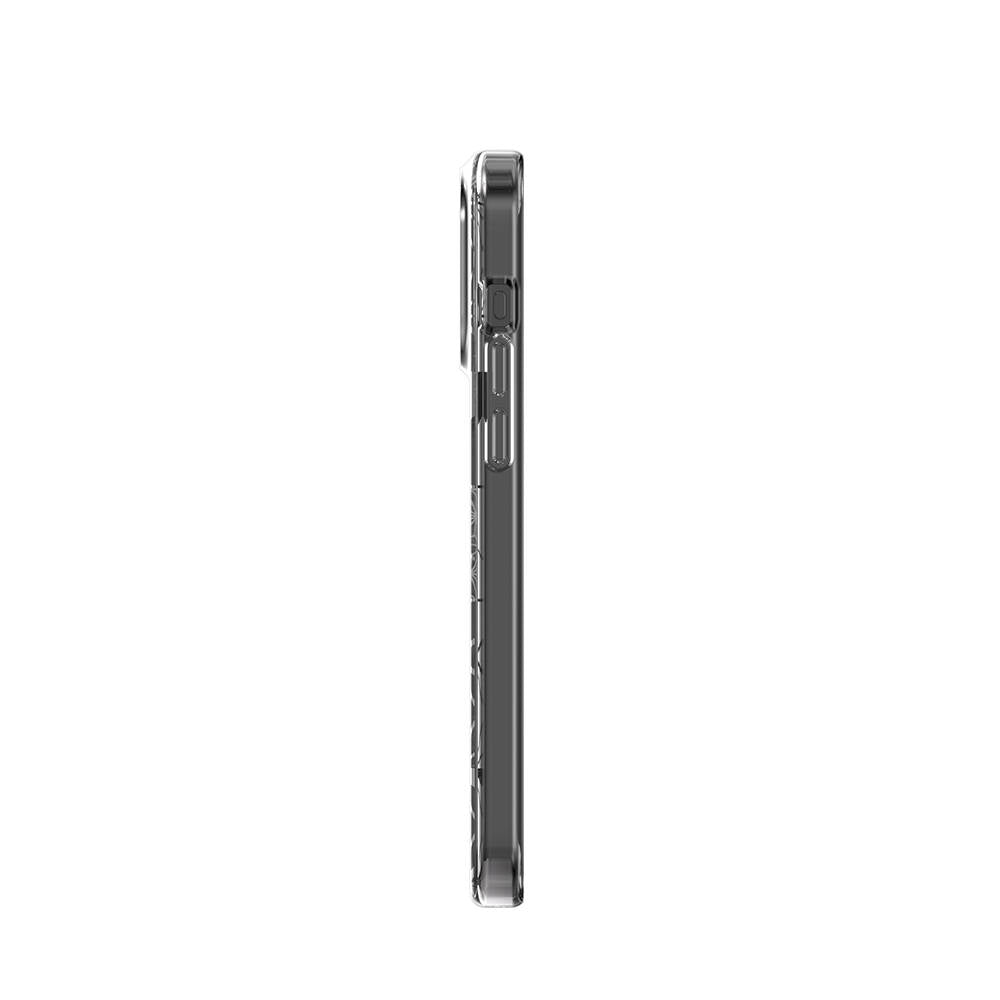 Apple iPhone 15 Pro Max Kılıf Magsafe Şarj Özellikli Çift IMD Baskılı Lisanslı Switcheasy Artist-M Asanoha Kapak Gri