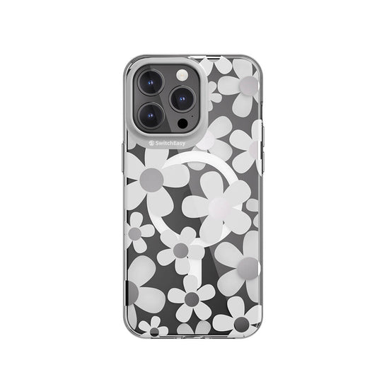 iPhone 15 Pro Max Kılıf M-safe Şarj Özellikli Çift IMD Baskılı Lisanslı Switcheasy Artist-M Fleur Kılıf