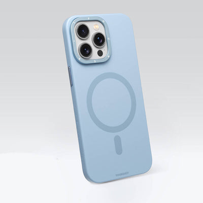 Apple iPhone 15 Pro Max Kılıf Magsafe Şarj Özellikli Çizilmeye ve Aşınmaya Dayanıklı Youngkit Velvet Serisi Kapak Siyah
