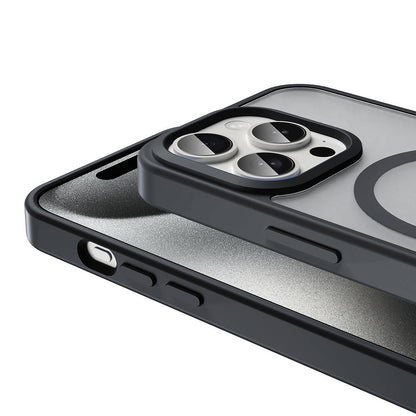 iPhone 15 Pro Max Kılıf M-safe Şarj Özellikli Mat Arka Yüzey Zore Sio Kılıf