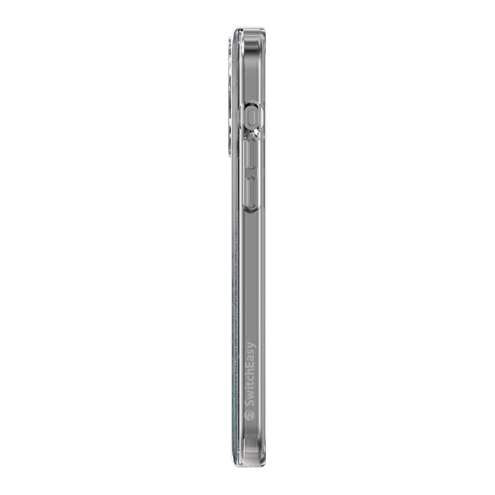 Apple iPhone 15 Pro Max Kılıf Magsafe Şarj Özellikli Parlayan Simli Şeffaf Lisanslı Switcheasy Starfield-M Kapak Colorful
