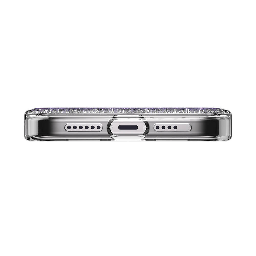 iPhone 15 Pro Max Kılıf M-safe Şarj Özellikli Parlayan Simli Şeffaf Lisanslı Switcheasy Starfield-M Kılıf