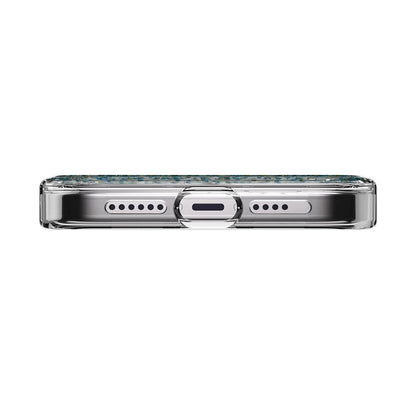 iPhone 15 Pro Max Kılıf M-safe Şarj Özellikli Parlayan Simli Şeffaf Lisanslı Switcheasy Starfield-M Kılıf