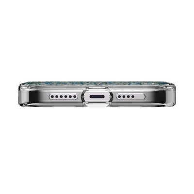 Apple iPhone 15 Pro Max Kılıf Magsafe Şarj Özellikli Parlayan Simli Şeffaf Lisanslı Switcheasy Starfield-M Kapak Colorful