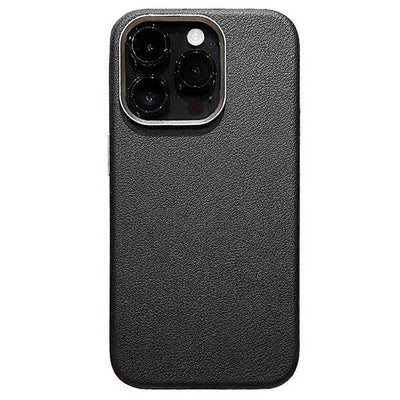 Apple iPhone 15 Pro Max Kılıf M-safe Şarj Özellikli PU Deri Zore Adora Kapak Koyu Gri