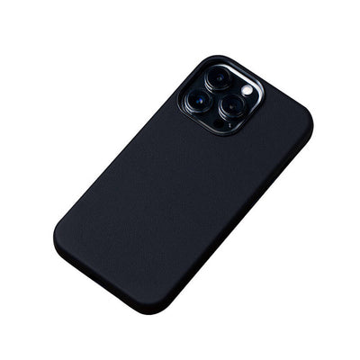 Apple iPhone 15 Pro Max Kılıf M-safe Şarj Özellikli PU Deri Zore Adora Kapak Koyu Gri