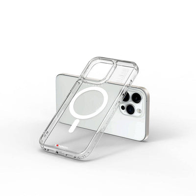 Apple iPhone 15 Pro Max Kılıf Magsafe Şarj Özellikli Şeffaf Transparan Wiwu Turkey D Serisi Kapak Renksiz