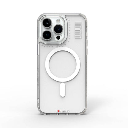 iPhone 15 Pro Max Kılıf M-safe Şarj Özellikli Şeffaf Transparan Wiwu Turkey D Serisi Kılıf