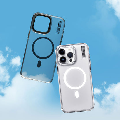 iPhone 15 Pro Max Kılıf M-safe Şarj Özellikli Şeffaf Youngkit Crystal Shield Serisi Kılıf