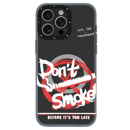 iPhone 15 Pro Max Kılıf M-safe Şarj Özellikli Shu Tasarımlı Youngkit City Serisi Kılıf