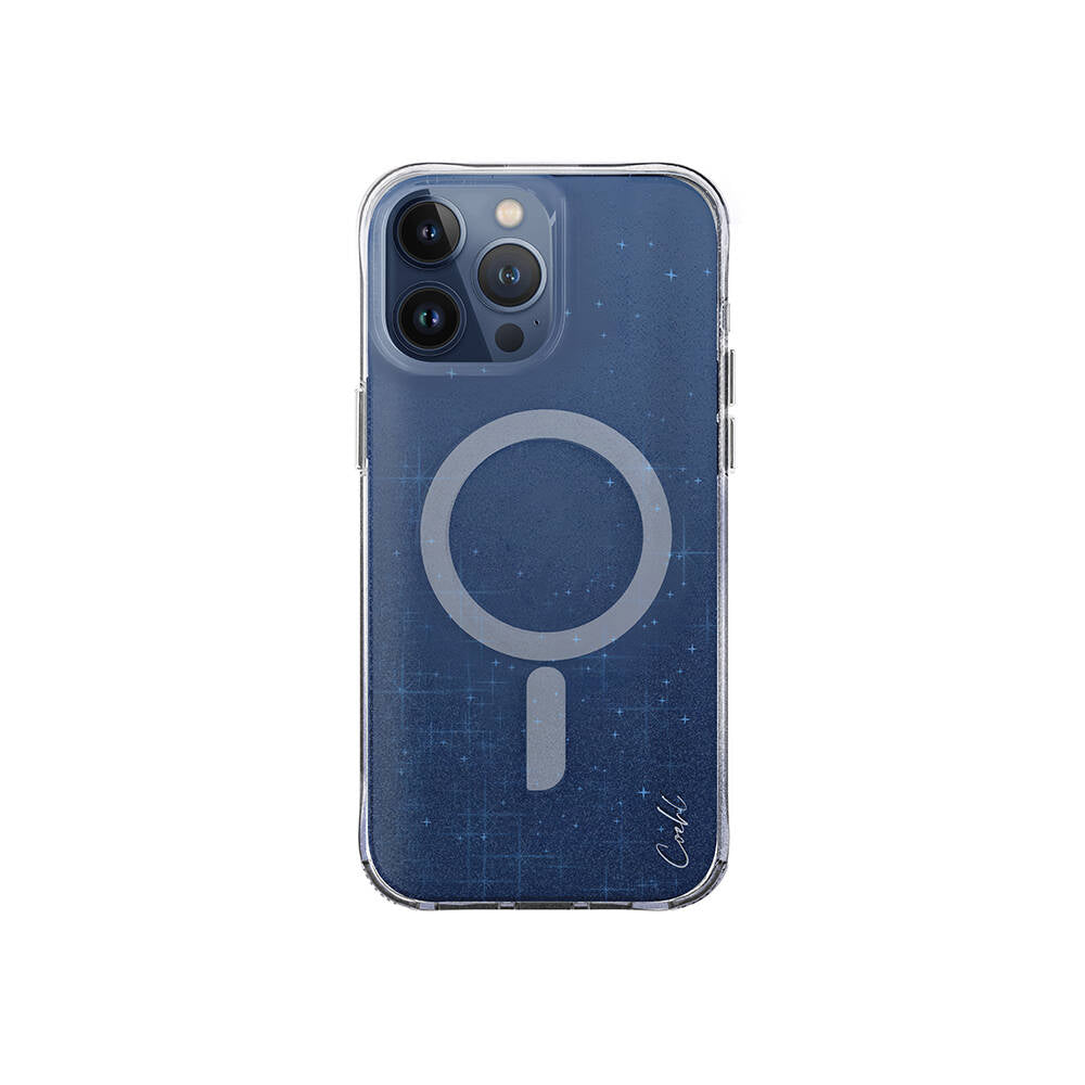 iPhone 15 Pro Max Kılıf M-safe Şarj Özellikli Simli Arka Yüzey Coehl Lumino Kılıf