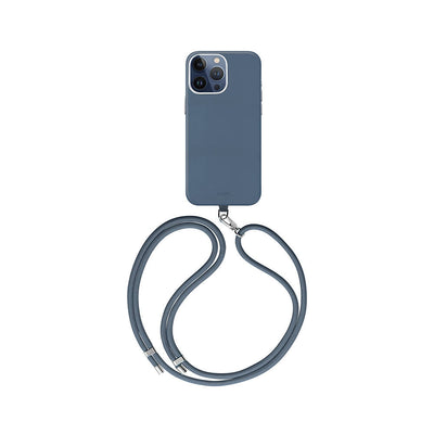 Apple iPhone 15 Pro Max Kılıf Magsafe Şarj Özellikli Soft Arka Yüzey Askı İpli Coehl Muse Kapak Rose Gold
