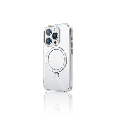 Apple iPhone 15 Pro Max Kılıf M-safe Şarj Özellikli Standlı Pynana Dancing Streamer Serisi Kapak Mor
