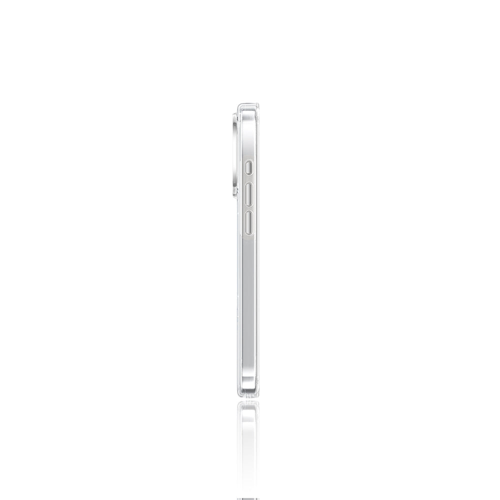 Apple iPhone 15 Pro Max Kılıf M-safe Şarj Özellikli Standlı Pynana Dancing Streamer Serisi Kapak Mor