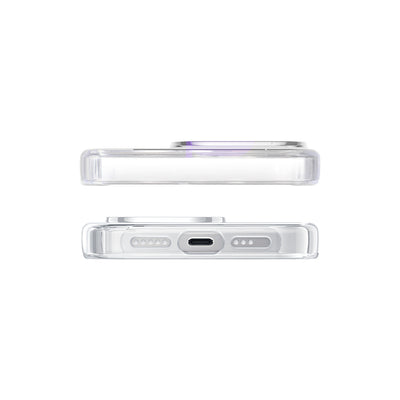 Apple iPhone 15 Pro Max Kılıf M-safe Şarj Özellikli Standlı Pynana Dancing Streamer Serisi Kapak Mor