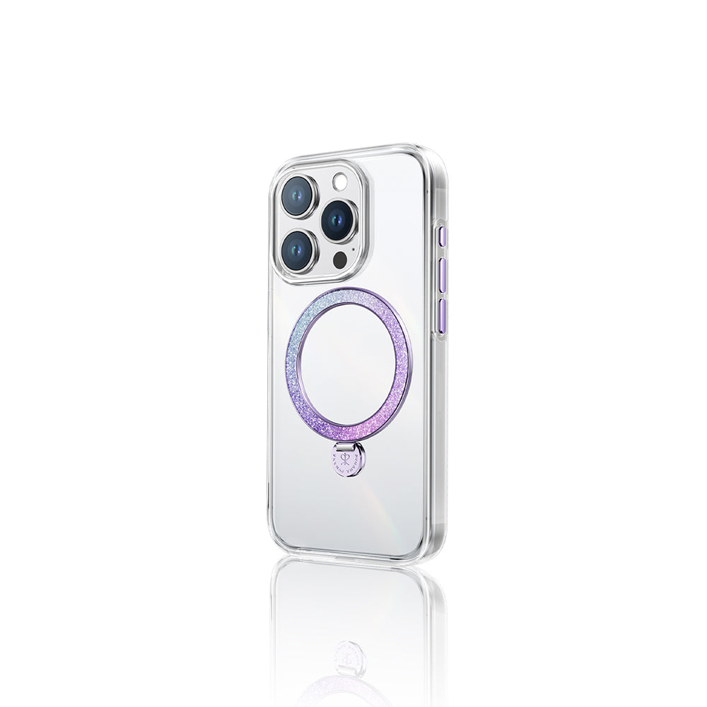 iPhone 15 Pro Max Kılıf M-safe Şarj Özellikli Standlı Pynana Dancing Streamer Serisi Kılıf