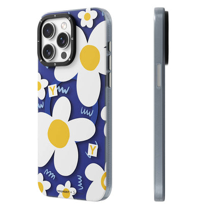 iPhone 15 Pro Max Kılıf M-safe Şarj Özellikli Sunshine Tasarımlı Youngkit Spring Breeze Serisi Kılıf